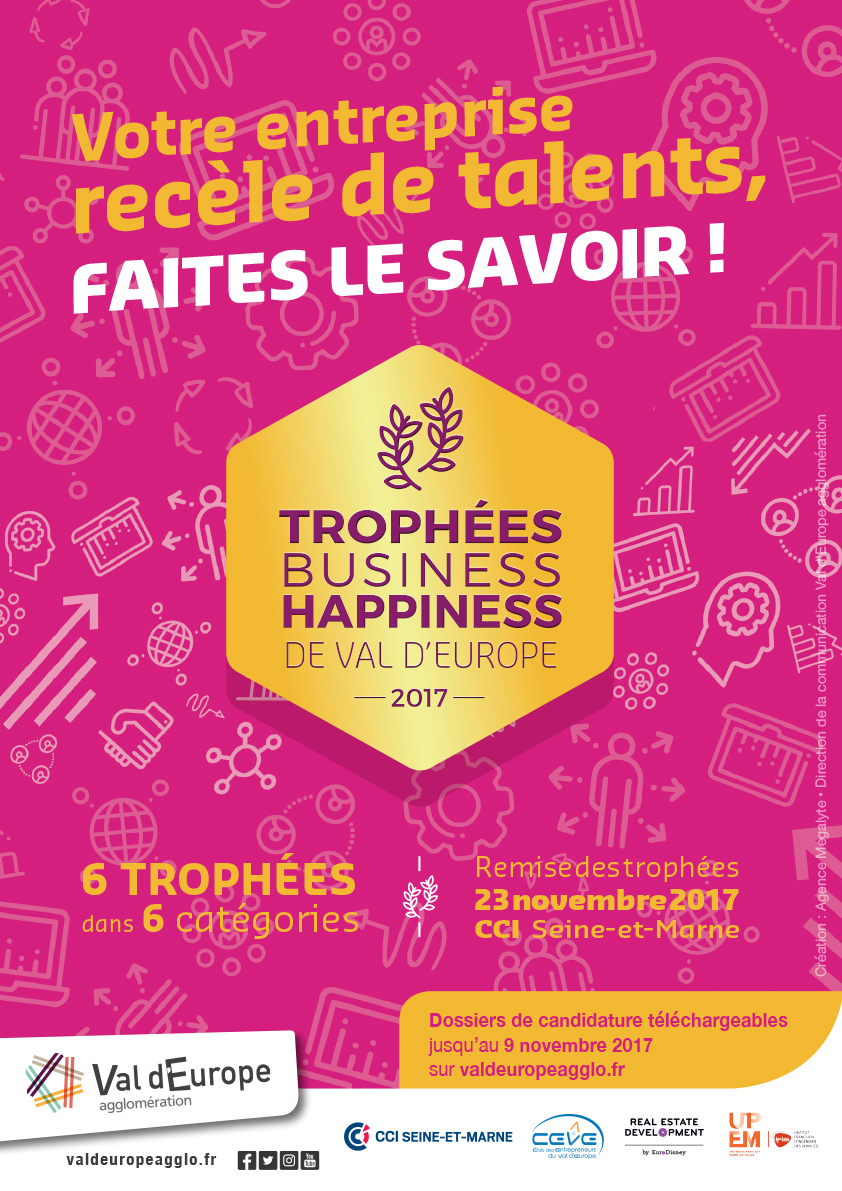 Les Trophées Business Happiness de Val d'Europe.