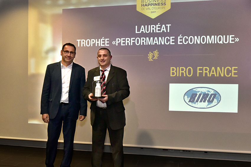 Trophées Business Happiness de Val d'Europe catégorie Performance économique BIRO France