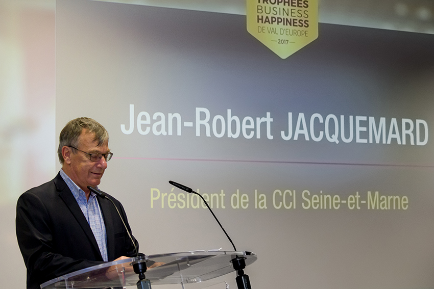 Jean-Robert Jacquemard Trophées Business Happiness de Val d'Europe
