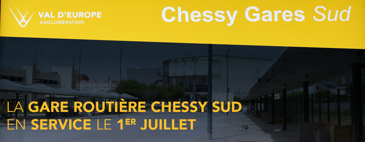 La gare routière Chessy Sud en service ce lundi 1er juillet