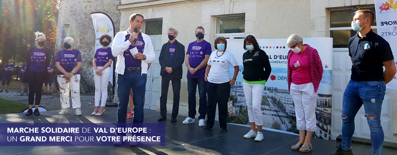 Marche solidaire de Val d’Europe : un grand merci pour votre présence !