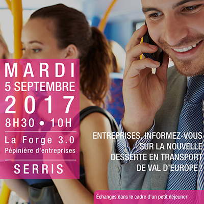 Réunion d'information les transports à Val d'Europe