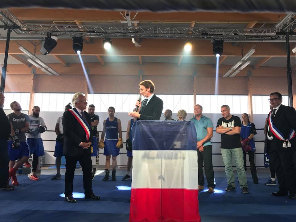 Inauguration de la Halle des sports Alexis Vastine à Magny le Hongre