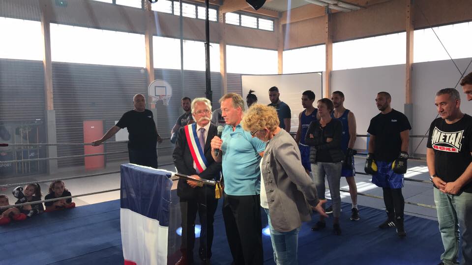 Inauguration de la Halle des sports Alexis Vastine à Magny le Hongre