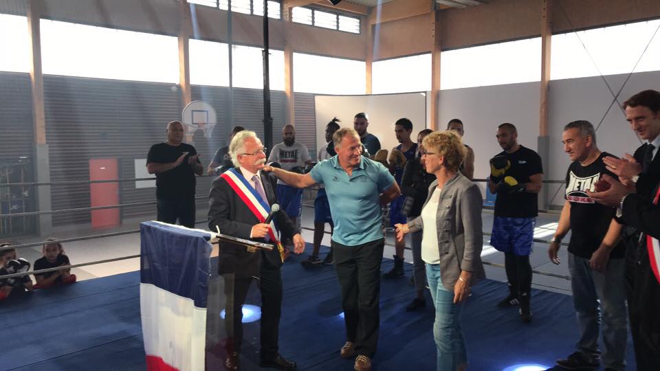 Inauguration de la Halle des sports Alexis Vastine à Magny le Hongre