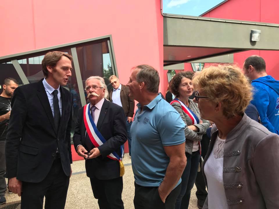 Inauguration de la Halle des sports Alexis Vastine à Magny le Hongre