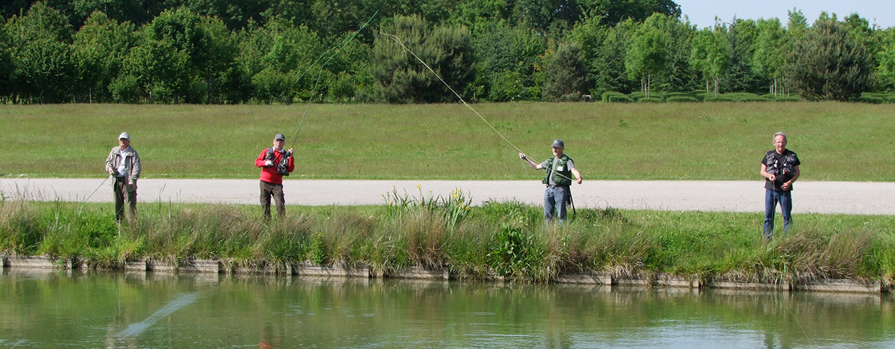 Pêche à la mouche au fouet