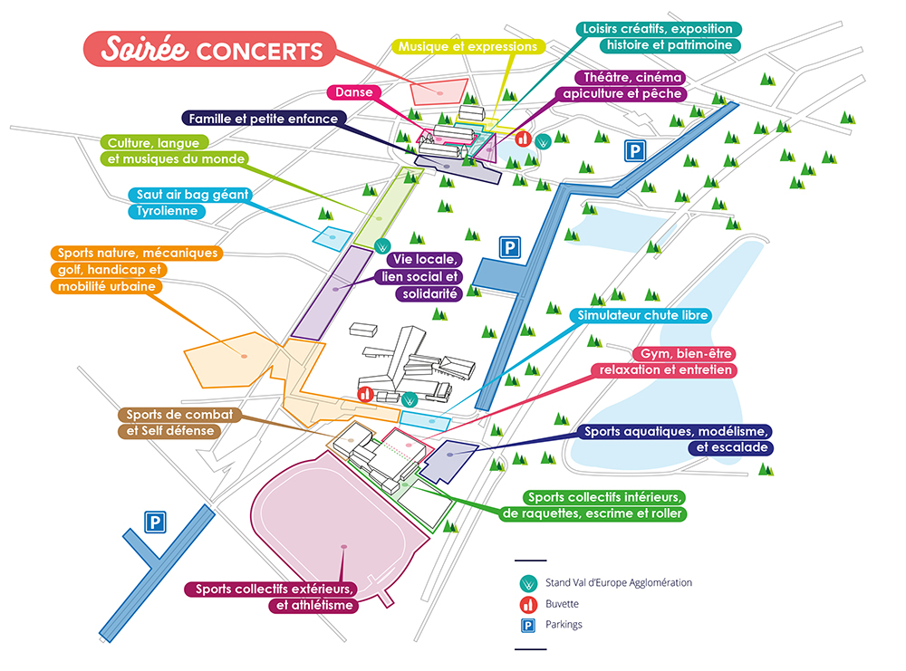 Plan de situation Assomania Val d'Europe