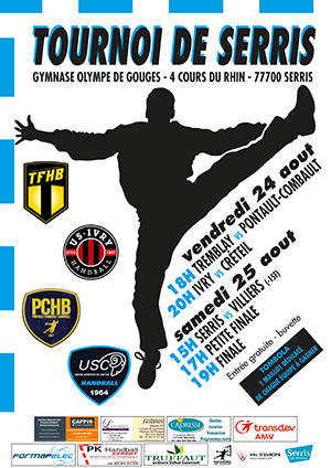 Affiche tournoi de Serris Handball