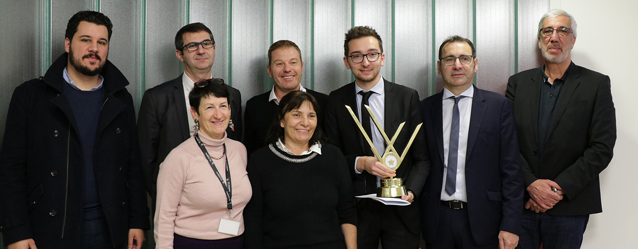 Remise de trophée du concours jeune entrepreneur de Val d’Europe