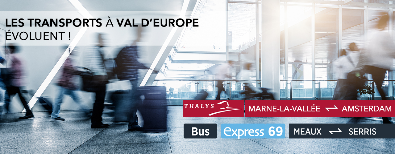 Les transports à Val d’Europe évoluent !