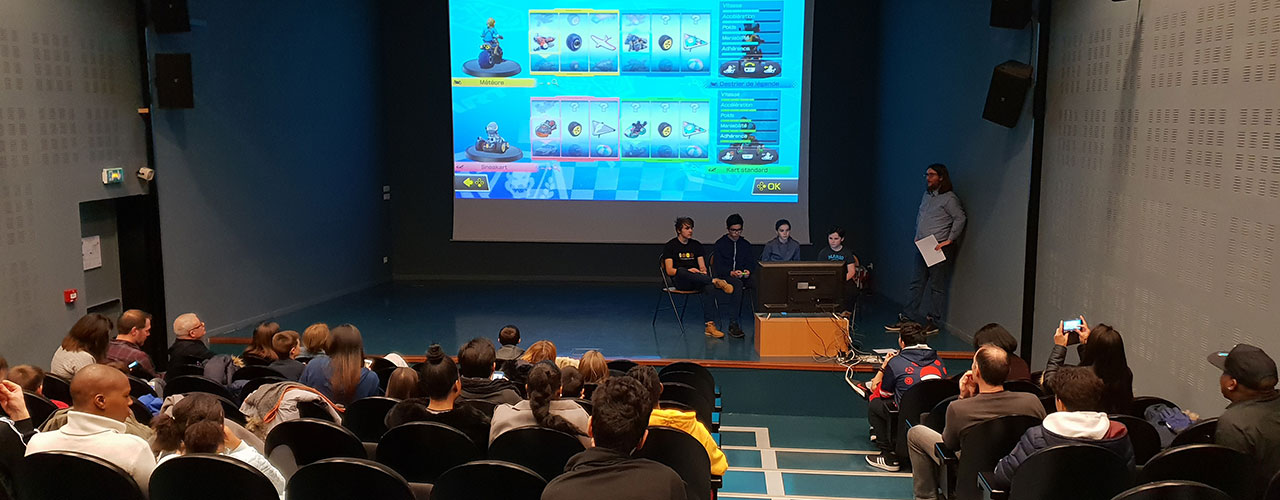 Jeux vidéo sur grand écran