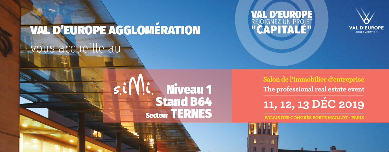 Val d’Europe Agglomération présent au SIMI 2019