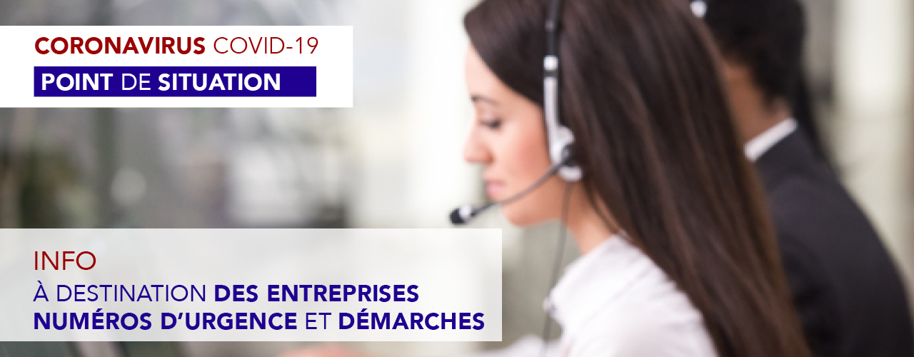 Covid-19 – Info à destination des entreprises