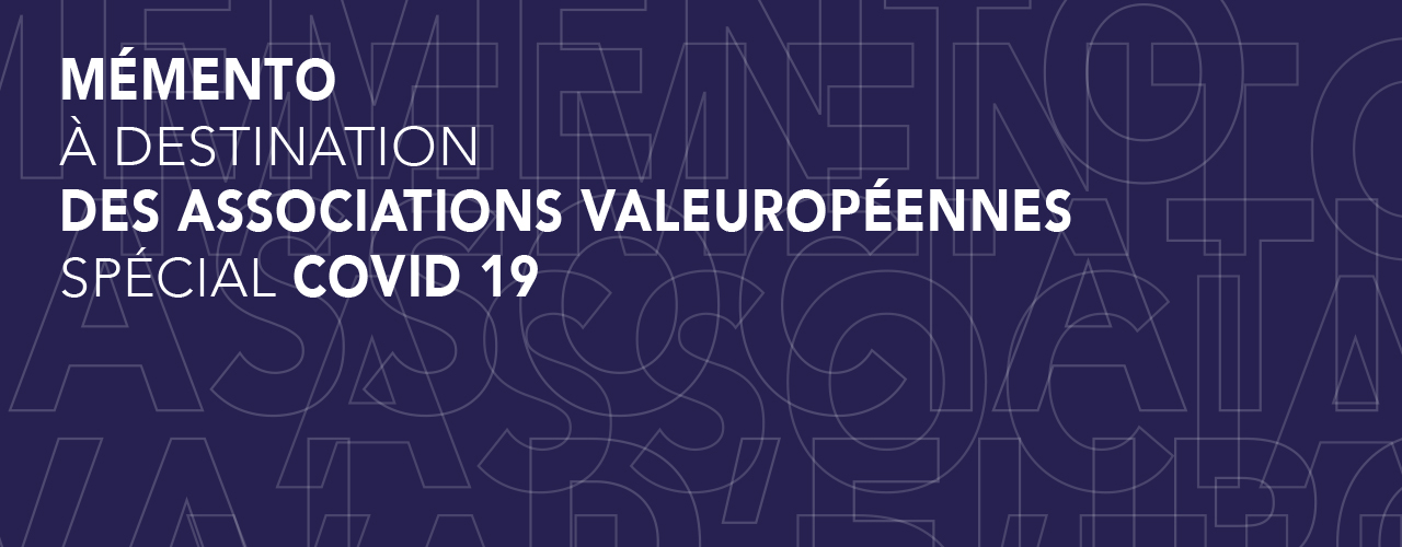 Mémento à destination des associations valeuropéennes