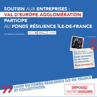 Soutien aux entreprises : Val d'Europe Agglomération participe au Fonds Résilience Île-de-France