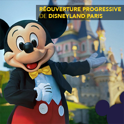 Réouverture progressive de Disneyland Paris à partir du 15 juilletRéouverture progressive de Disneyland Paris à partir du 15 juillet