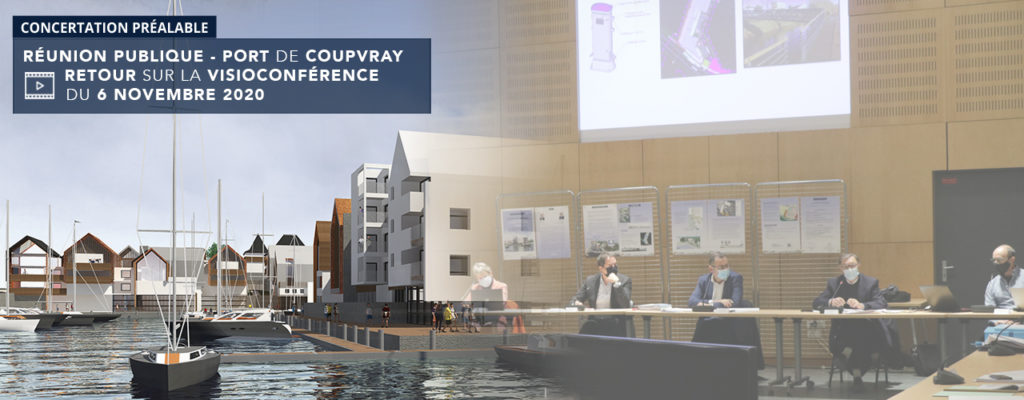 Concertation préalable Port de Coupvray - Replay de la réunion publique du 6 novembre 2020
