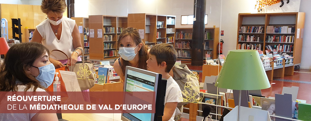 Réouverture de la médiathèque du Val d’Europe
