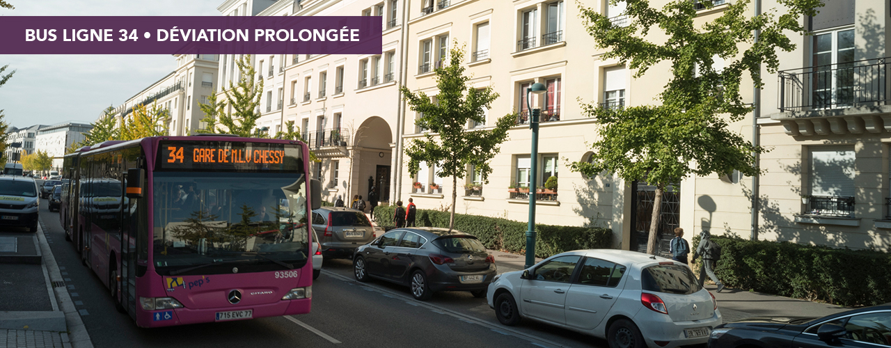 Ligne 34 – Déviation prolongée