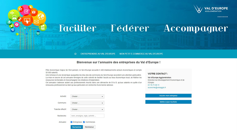L'annuaire des entreprises du Val d'Europe