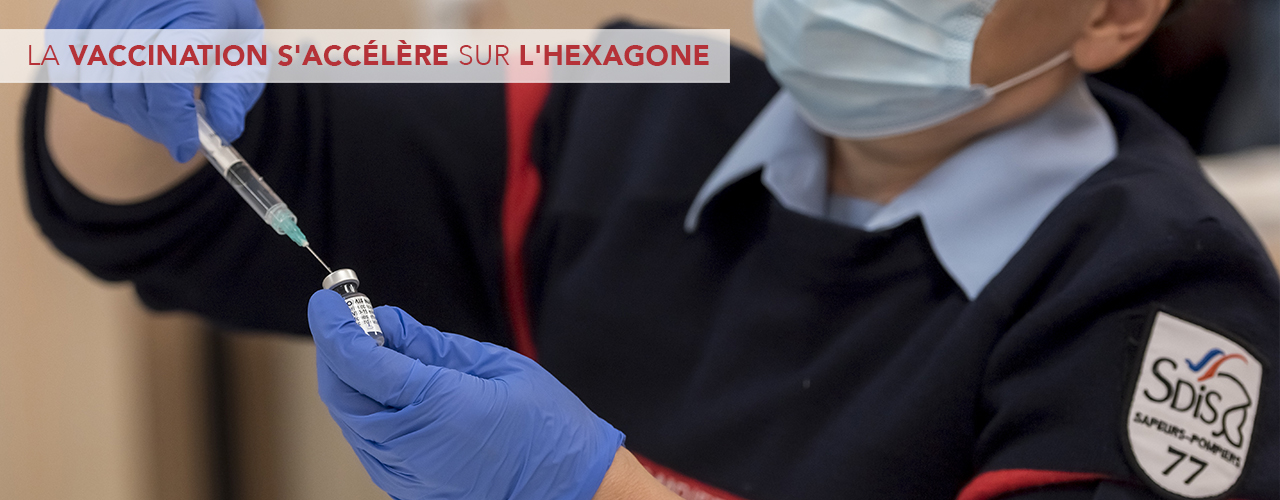 La vaccination s’accélère sur l’hexagone