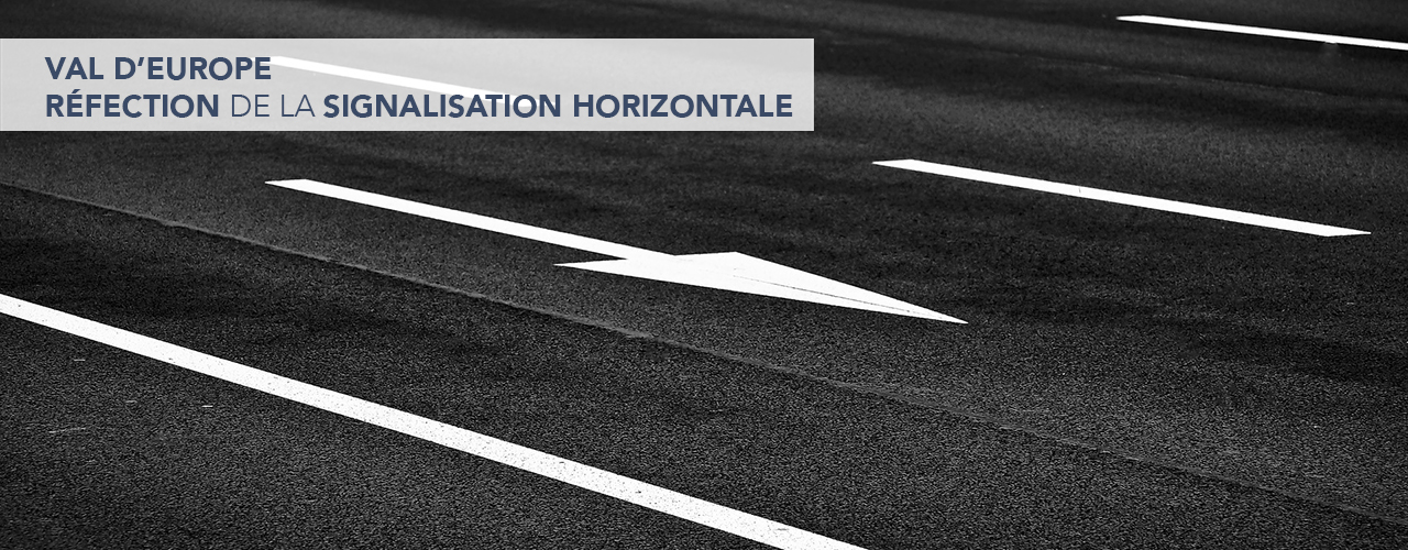 Réfection de la signalisation horizontale