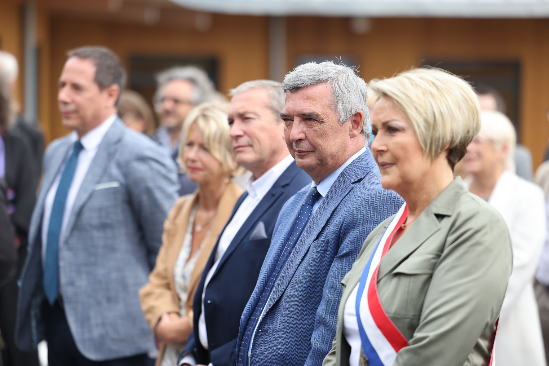 Cérémonie d'inauguration du groupe scolaire Jean-Louis Etienne à Coupvray