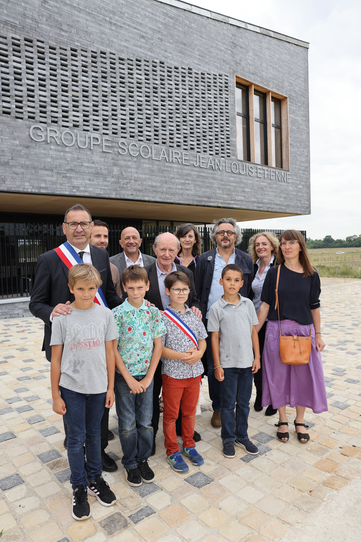 Cérémonie d'inauguration du groupe scolaire Jean-Louis Etienne à Coupvray