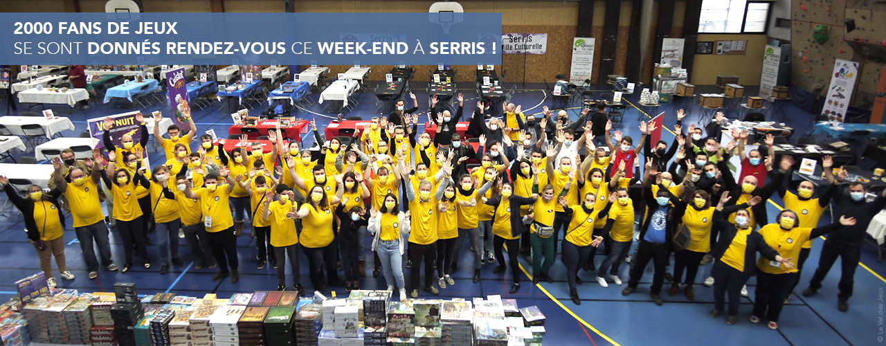 2000 fans de jeux se sont donnés rendez-vous ce week-end à Serris !