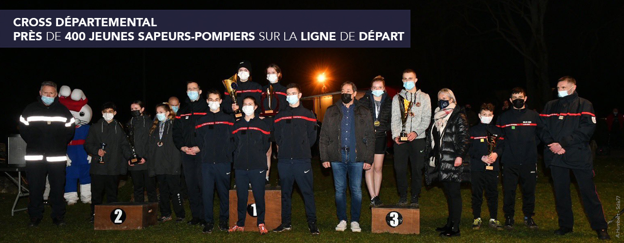 Près de 400 jeunes sapeurs-pompiers sur la ligne du départ du cross départemental