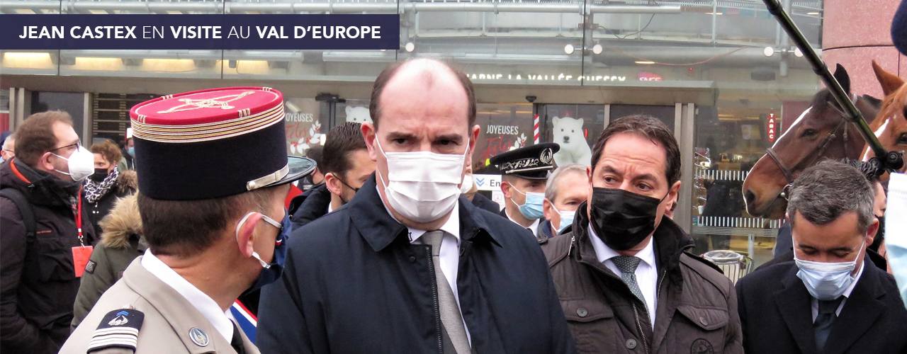 Jean Castex en visite au Val d’Europe