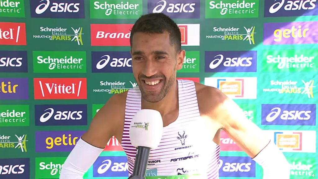 Itw Morhad Amdouni marathon Paris