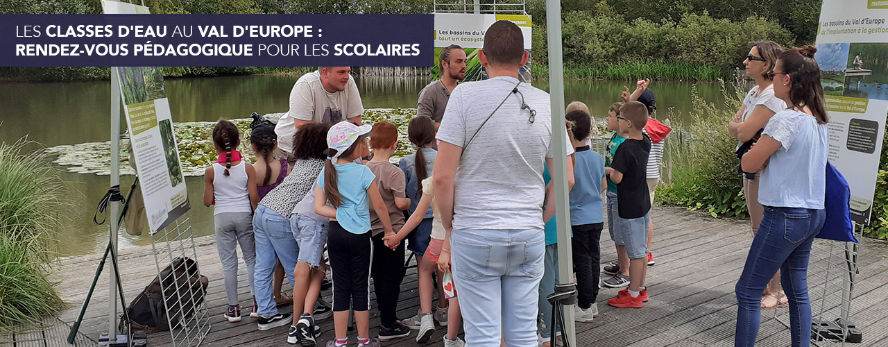 Les classes d’eau au Val d’Europe : rendez-vous pédagogique pour les scolaires