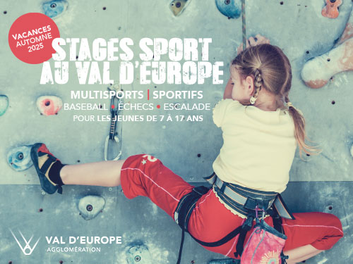 Stages sportifs d’automne au Val d’Europe