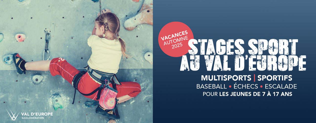 Stages sportifs d’automne au Val d’Europe