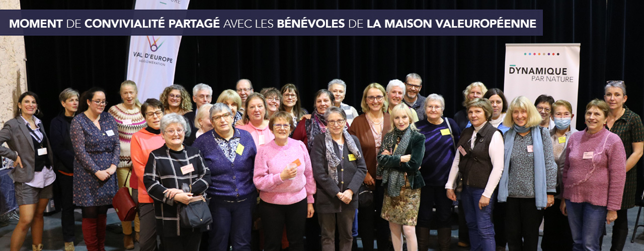 Moment de convivialité partagé avec les bénévoles de La Maison Valeuropéenne