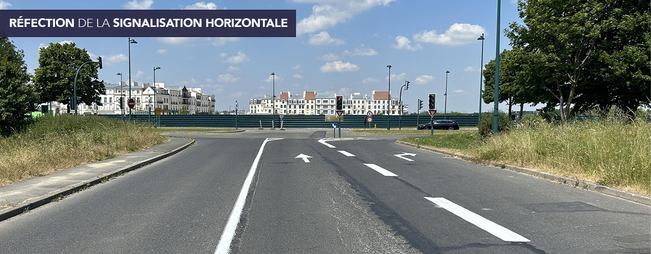 Réfection de la signalisation horizontale