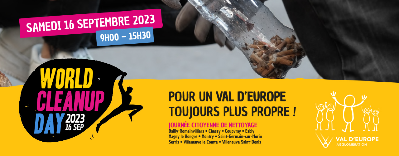 World Clean Up Day Val d’Europe 2023