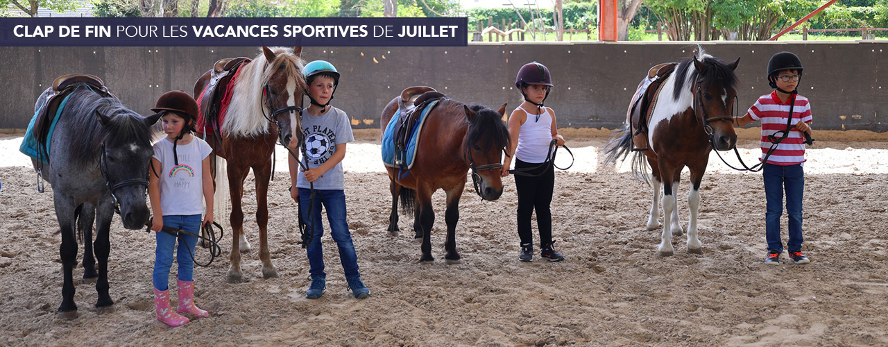 Clap de fin pour les vacances sportives de juillet