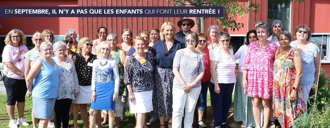 En septembre, il n’y a pas que les enfants qui font leur rentrée !