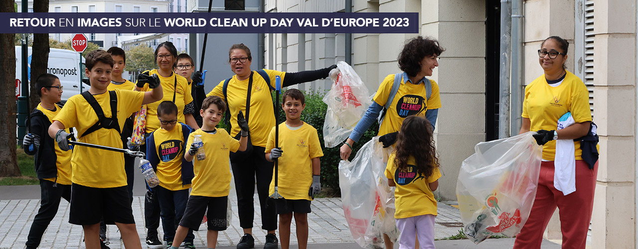 World Clean Up Day Val d’Europe 2023