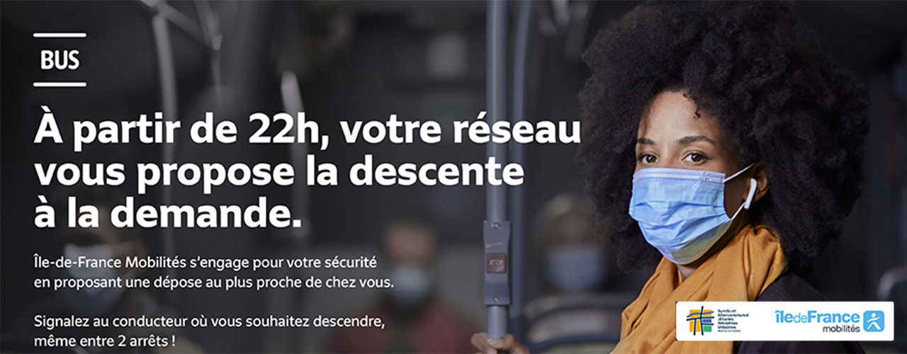 Vos lignes de bus du territoire de Marne-la-Vallée vous proposent la descente à  la demande