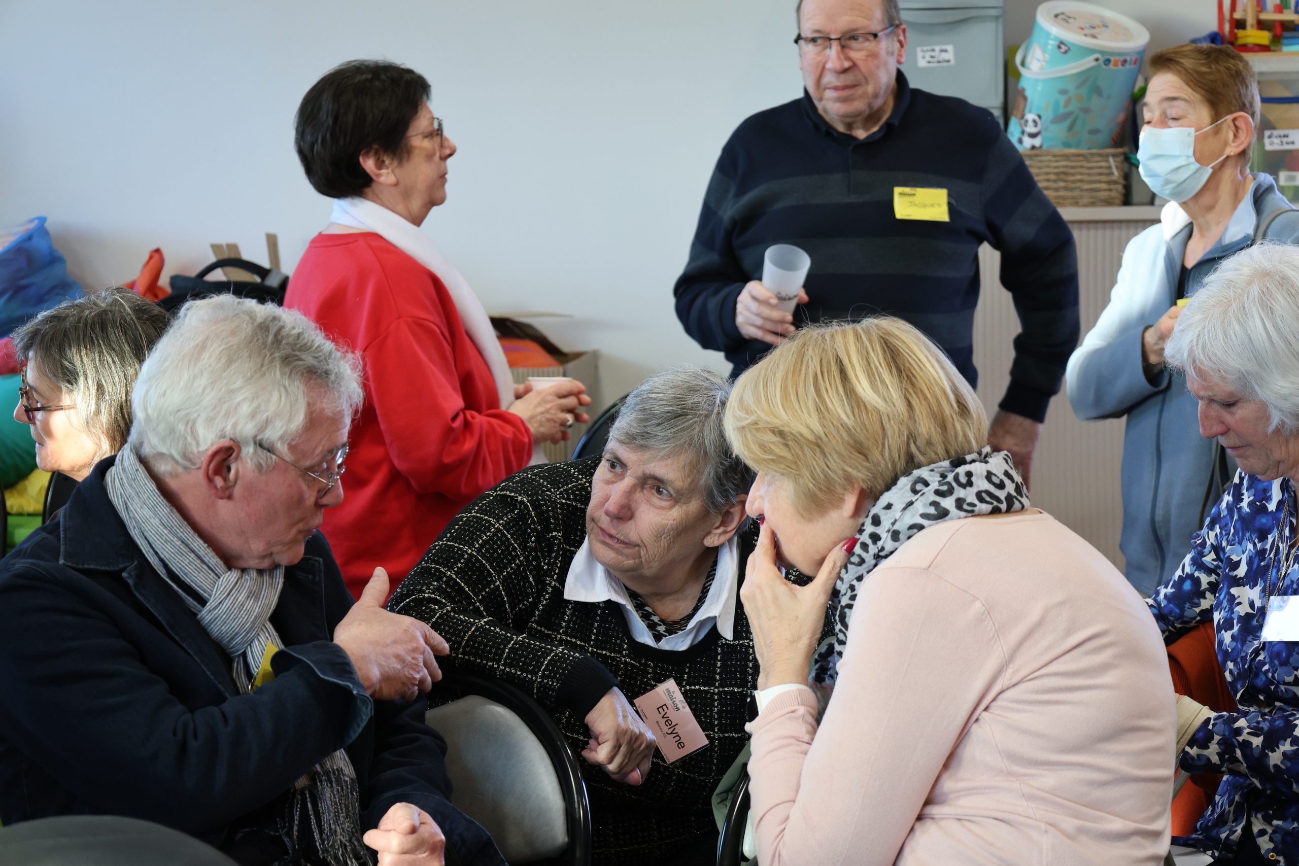 Moment de convivialité partagé avec les bénévoles de La Maison Valeuropéenne