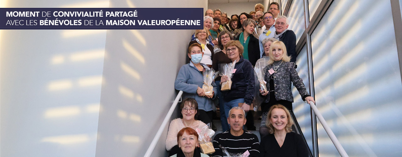 Moment de convivialité partagé avec les bénévoles de La Maison Valeuropéenne