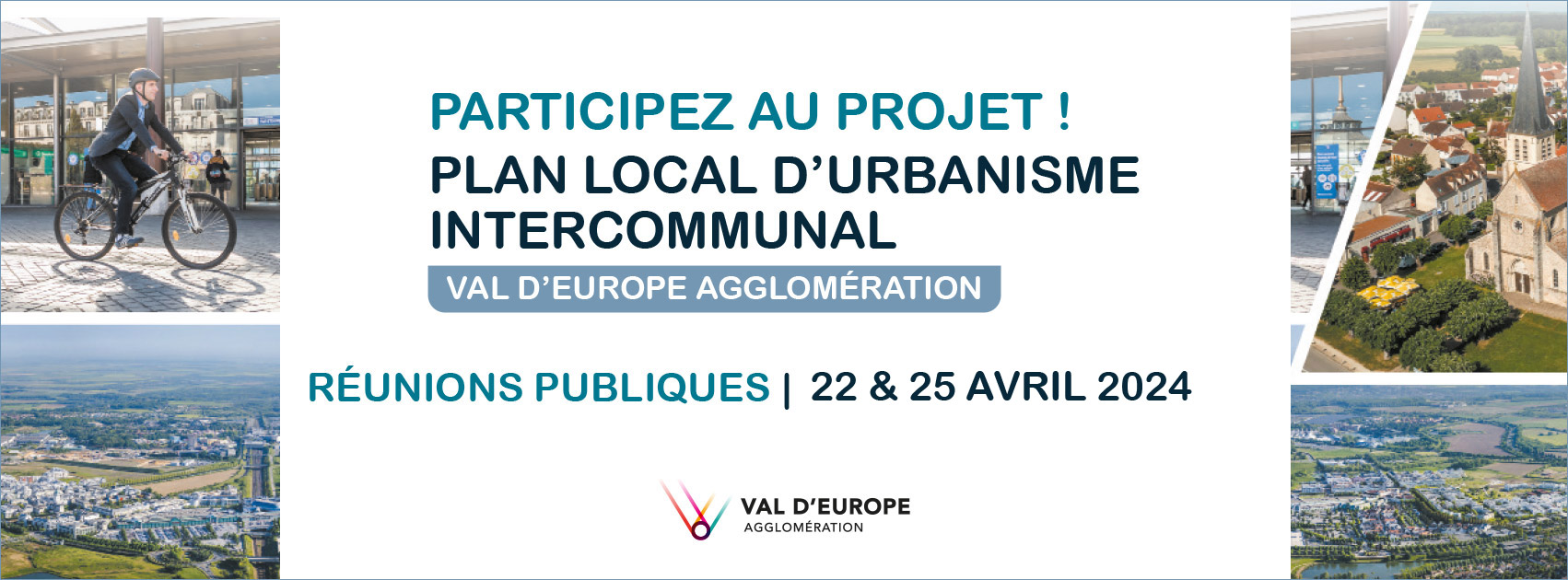 Participez aux réunions publiques sur le projet de PLUi de Val d’Europe Agglomération