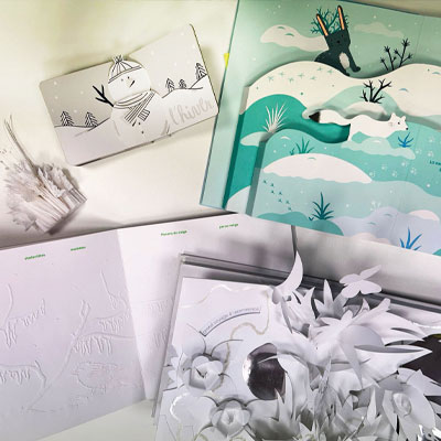 En hiver : tout blanc