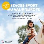 Stages sport d'été au Val d'Europe
