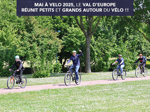 Mai à vélo 2025, le Val d’Europe réunit petits et grands autour du vélo !!