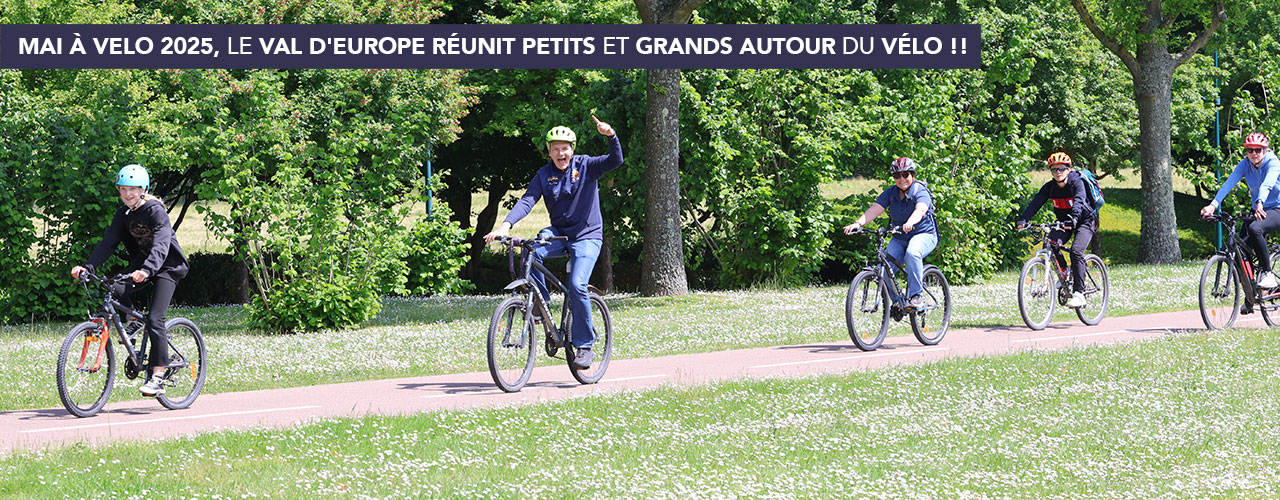 Mai à vélo 2025, le Val d’Europe réunit petits et grands autour du vélo !!